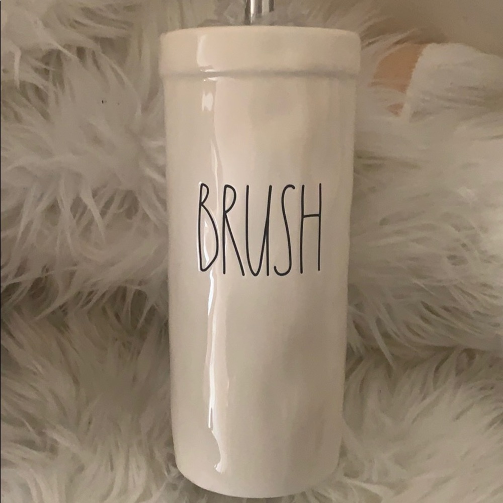 Rae Dunn toilet bowl BRUSH with ceramic holder - Picture 2 of 4